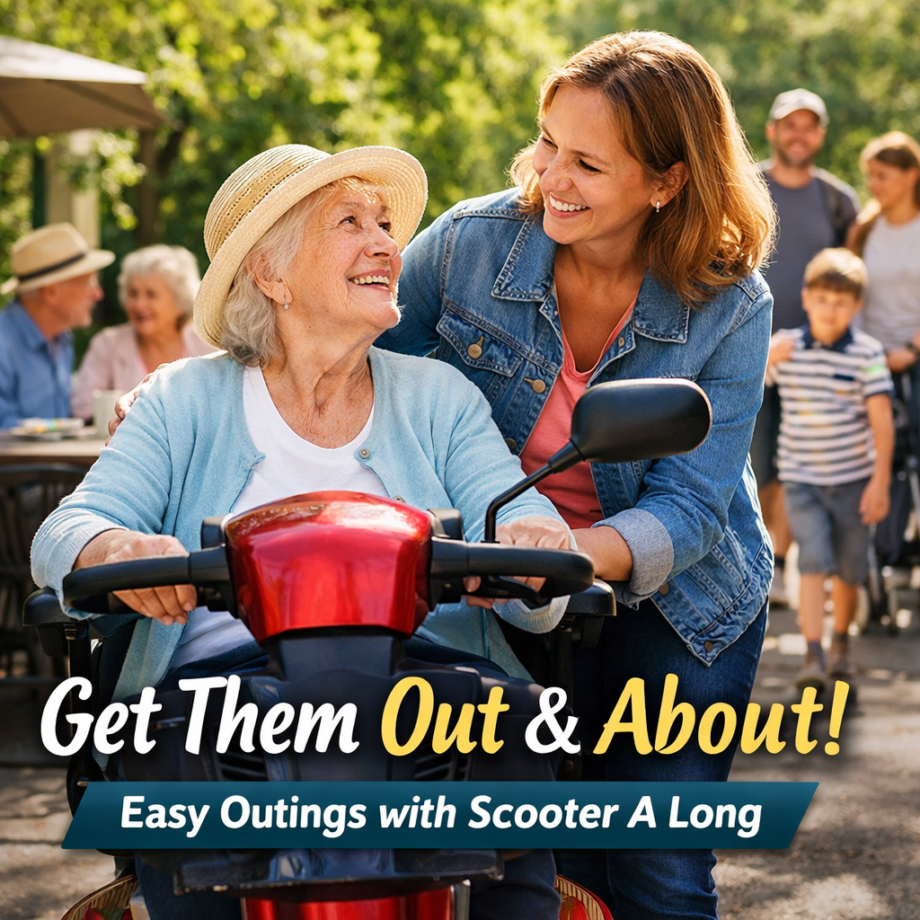 Read more about the article Why Getting Your Loved One Out of the House Matters—and How Scooter A Long Makes It Possible